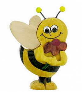 Magnet abeille en bois
